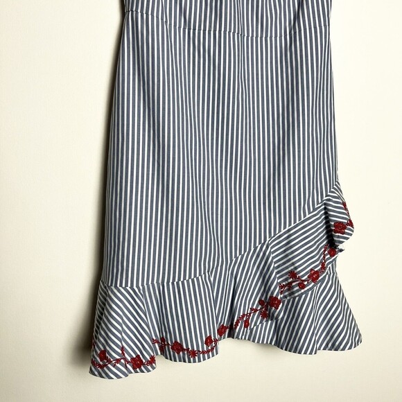 Draper James Blue and White Striped Dress - Picture 4 of 15